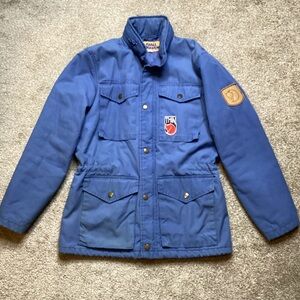 Fjallraven Vintage 1980’s RÄVEN JACKET Thinsulate Blue Barn Chore Coat Small